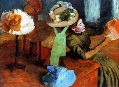 The Millinery Shop Edgar Degas